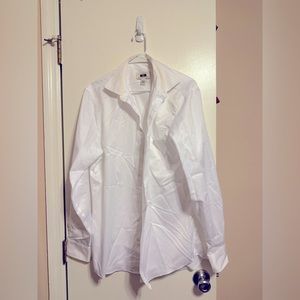 Size 34/35 Joseph Abboud Men’s White Dress Shirt